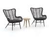 + 10 % Kassenrabatt | Intenso Rovello/ROUGH-K 40 cm Balkonmöbel-Set Lounge 3-teilig