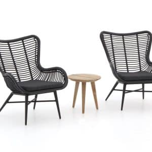 Intenso Rovello/ROUGH-K 40 cm Balkonmöbel-Set Lounge 3-teilig