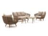 + 10 % Kassenrabatt | Intenso Stila/ROUGH-K Sessel-Sofa lounge-Set--5-teilig