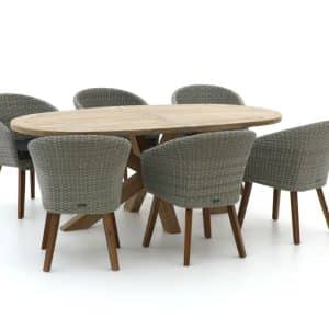 + 10 % Kassenrabatt | Intenso Tropea/ROUGH-Y Ellips 200 cm Gartenmöbel-Set 7-teilig