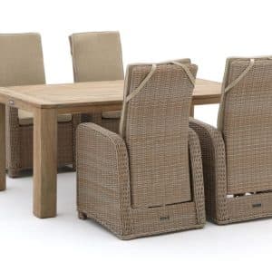 + 10 % Kassenrabatt | Intenso Umbria/ROUGH-X 180 cm Gartenmöbel-Set 5-teilig verstellbar