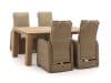 + 10 % Kassenrabatt | Intenso Umbria/ROUGH-X 200 cm Gartenmöbel-Set 5-teilig verstellbar