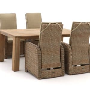 + 10 % Kassenrabatt | Intenso Umbria/ROUGH-X 200 cm Gartenmöbel-Set 5-teilig verstellbar