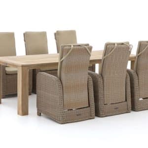 + 10 % Kassenrabatt | Intenso Umbria/ROUGH-X 240 cm Gartenmöbel-Set 7-teilig verstellbar