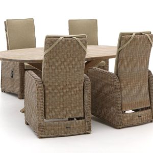 + 15 % Kassenrabatt | Intenso Umbria/ROUGH-Y Ellips 200 cm Gartenmӧbel-Set 5-teilig verstelbar
