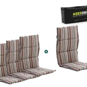 + 10 % Kassenrabatt | Madison Fiber Hochleher Auflagen Set von 4