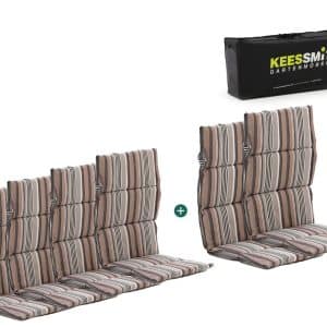 + 10 % Kassenrabatt | Madison Fiber Hochleher Auflagen Set von 6