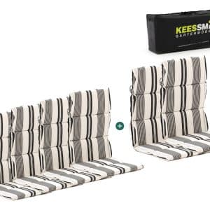 + 10 % Kassenrabatt | Madison Fiber Hochleher Auflagen Set von 6