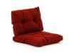 + 10 % Kassenrabatt | Madison Florance Loungekissenset Rücken ca. 60x40 cm Sitz ca. 60x60 cm 2-Teilig