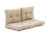 + 10 % Kassenrabatt | Madison Florance Loungekissenset Rücken ca. 60x40 cm Sitz ca. 60x60 cm 4-Teilig