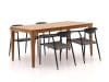 + 10 % Kassenrabatt | Manifesto Cavone/Bruca 170 cm Gartenmöbel-Set 5-teilig stapelbar