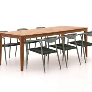 + 15 % Kassenrabatt | Manifesto Cavone/Bruca 220 cm Gartenmöbel-Set 7-teilig stapelbar