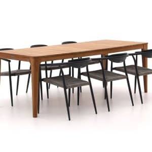 + 10 % Kassenrabatt | Manifesto Cavone/Bruca 220 cm Gartenmöbel-Set 7-teilig stapelbar