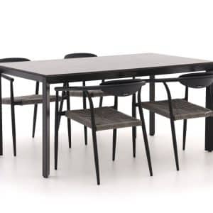 + 10 % Kassenrabatt | Manifesto Cavone/Sestino 160 cm Gartenmöbel-Set 5-teilig stapelbar