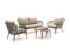 + 10 % Kassenrabatt | Manifesto Celante/ROUGH-K Sessel-Sofa Lounge-Set 4-Sitzer 5-teilig