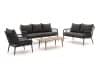 + 10 % Kassenrabatt | Manifesto Celante/ROUGH-K Sessel-Sofa Lounge-Set 4-teilig
