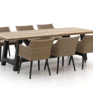 + 15 % Kassenrabatt | Manifesto Matese/Bresimo 260 cm Gartenmöbel-Set 7-teilig