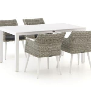 + 15 % Kassenrabatt | Manifesto Matese/Menzano 160 cm Gartenmöbel-Set 5-teilig