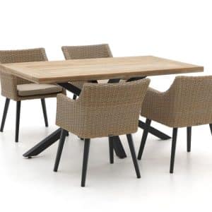 + 15 % Kassenrabatt | Manifesto Matese/Montorio 160 cm Gartenmöbel-Set 5-teilig
