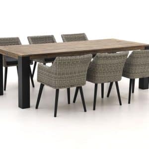 + 15 % Kassenrabatt | Manifesto Matese/ROUGH-X 240 cm Gartenmöbel-Set 7-teilig