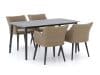 + 10 % Kassenrabatt | Manifesto Matese/Sora 160 cm Gartenmöbel-Set 5-teilig