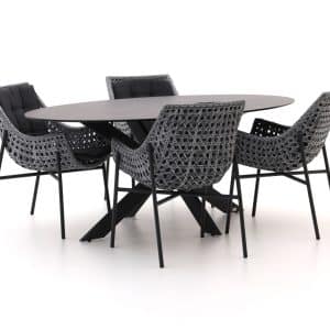 + 15 % Kassenrabatt | Manifesto Novara/Furato ellips 200 cm Gartenmöbel-Set 5-teilig