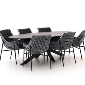 + 15 % Kassenrabatt | Manifesto Novara/Furato ellips 240 cm Gartenmöbel-Set 7-teilig