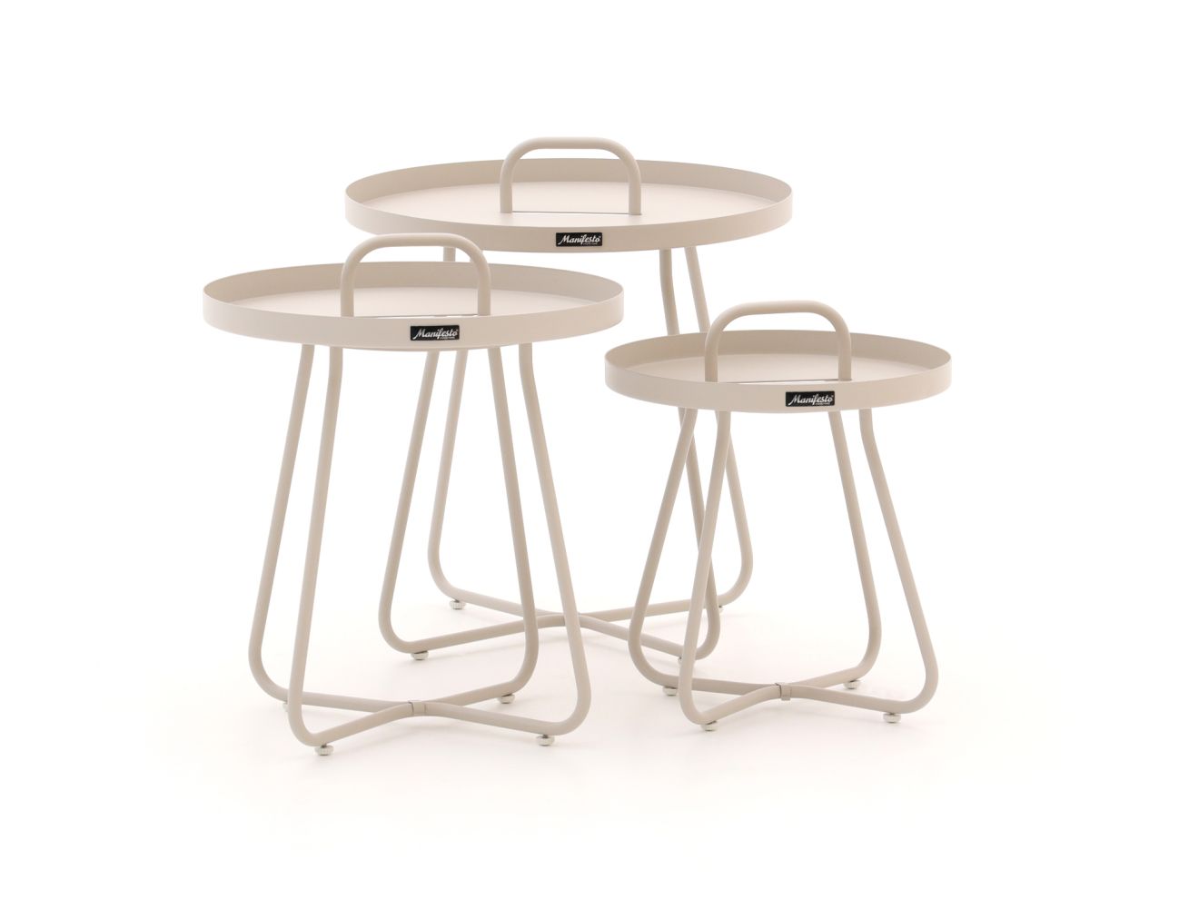 + 15 % Kassenrabatt | Manifesto Pito Beistelltisch Outdoor-Set 3-teilig