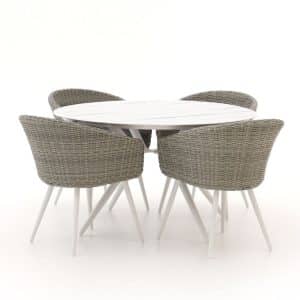 + 15 % Kassenrabatt | Manifesto Veruno/Sora ø 127 cm Gartenmöbel-Set 5-teilig