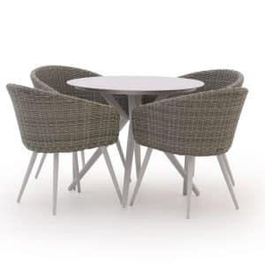 + 15 % Kassenrabatt | Manifesto Veruno/Sora ø 90 cm Gartenmöbel-Set 5-Teilig