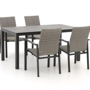 + 15 % Kassenrabatt | Manifesto Villongo/Menzano 160 cm Gartenmöbel-Set 5-teilig stapelbar
