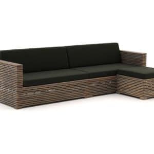 + 10 % Kassenrabatt | ROUGH-C Chaiselongue Lounge-Set 3-teilig