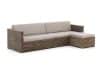 + 10 % Kassenrabatt | ROUGH-C Chaiselongue Lounge-Set 3-teilig