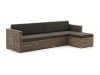 + 10 % Kassenrabatt | ROUGH-C Chaiselongue Lounge-Set 3-teilig
