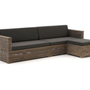 + 10 % Kassenrabatt | ROUGH-C Chaiselongue Lounge-Set 3-teilig