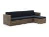 + 10 % Kassenrabatt | ROUGH-C Chaiselongue Lounge-Set 3-teilig