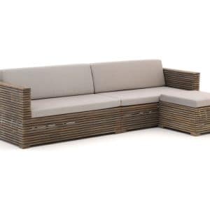 + 10 % Kassenrabatt | ROUGH-C Chaiselongue Lounge-Set 3-teilig