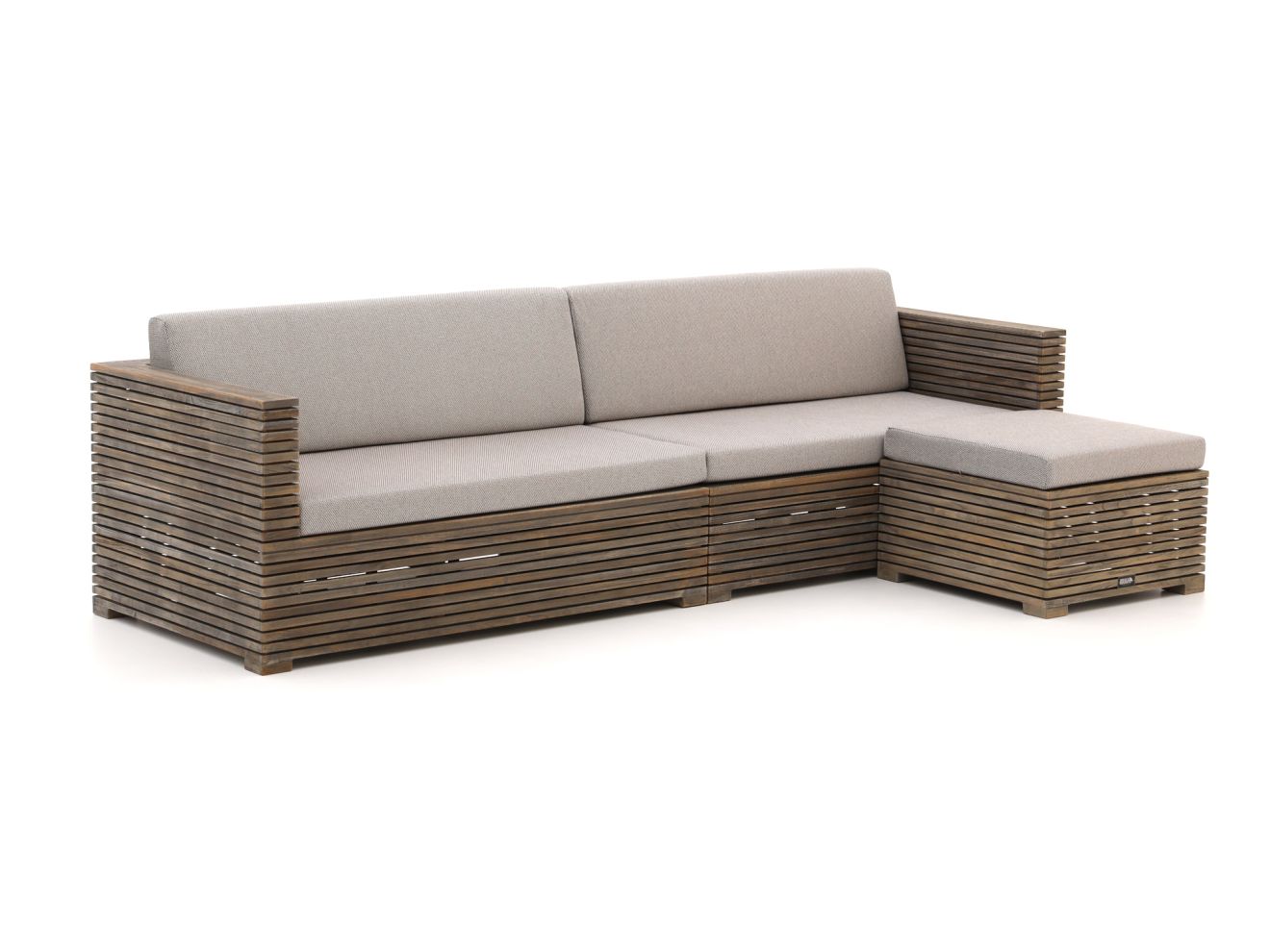 + 10 % Kassenrabatt | ROUGH-C Chaiselongue Lounge-Set 3-teilig