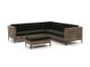 + 10 % Kassenrabatt | ROUGH-D Ecklounge-Set 4-teilig
