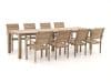 + 10 % Kassenrabatt | ROUGH-S 300 cm Gartenmöbel-Set 9-teilig stapelbar