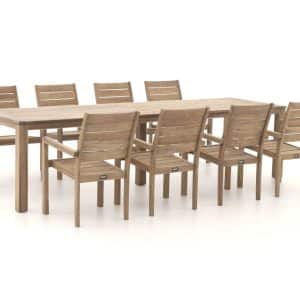 + 10 % Kassenrabatt | ROUGH-S 300 cm Gartenmöbel-Set 9-teilig stapelbar