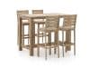 + 10 % Kassenrabatt | ROUGH-S/ROUGH-X 135 cm Gartenbar-Set 5-teilig