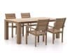 + 10 % Kassenrabatt | ROUGH-S/ROUGH-X 200 cm Gartenmöbel-Set 5-teilig stapelbar