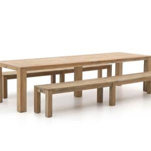 + 10 % Kassenrabatt | ROUGH-X 320 cm Picknick Sitzgruppe 3-teilig