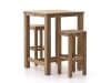 + 10 % Kassenrabatt | ROUGH-X 80 cm Gartenbar-Set 3-teilig