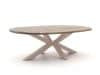 + 10 % Kassenrabatt | ROUGH-Y Ellips Low Dining Gartentisch 240x120 cm