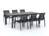 + 10 % Kassenrabatt | R&S Design Altea/Fidenza 220 cm Gartenmöbel-Set 7-teilig stapelbar