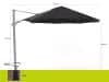 + 10 % Kassenrabatt | Shadowline Austin Ampelschirm ø 350 cm
