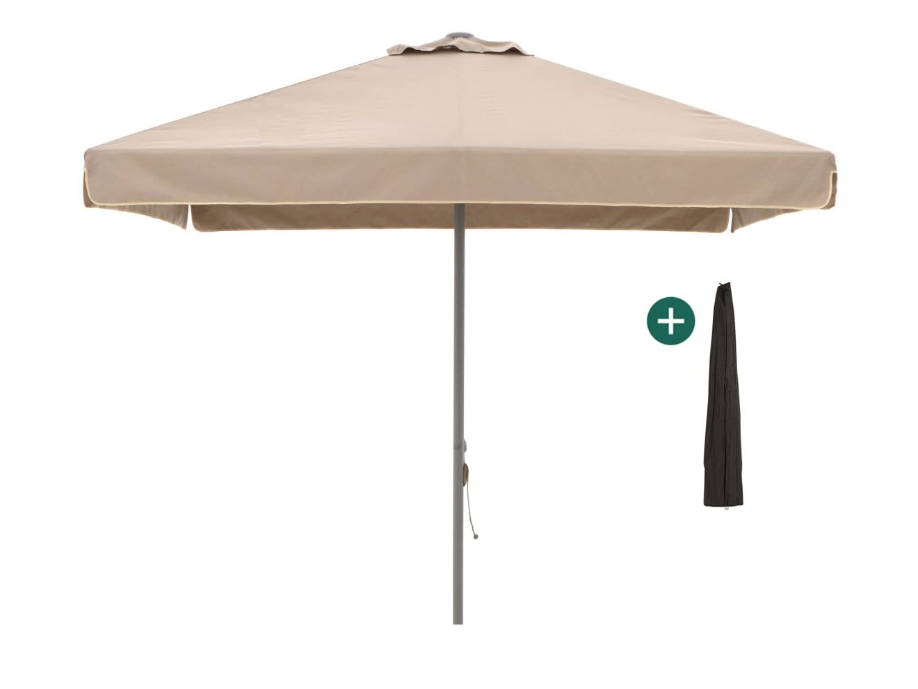 + 10 % Kassenrabatt | Shadowline Bonaire Sonnenschirm 300x300 cm