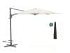 + 10 % Kassenrabatt | Shadowline Francisco Ampelschirm 260x260cm